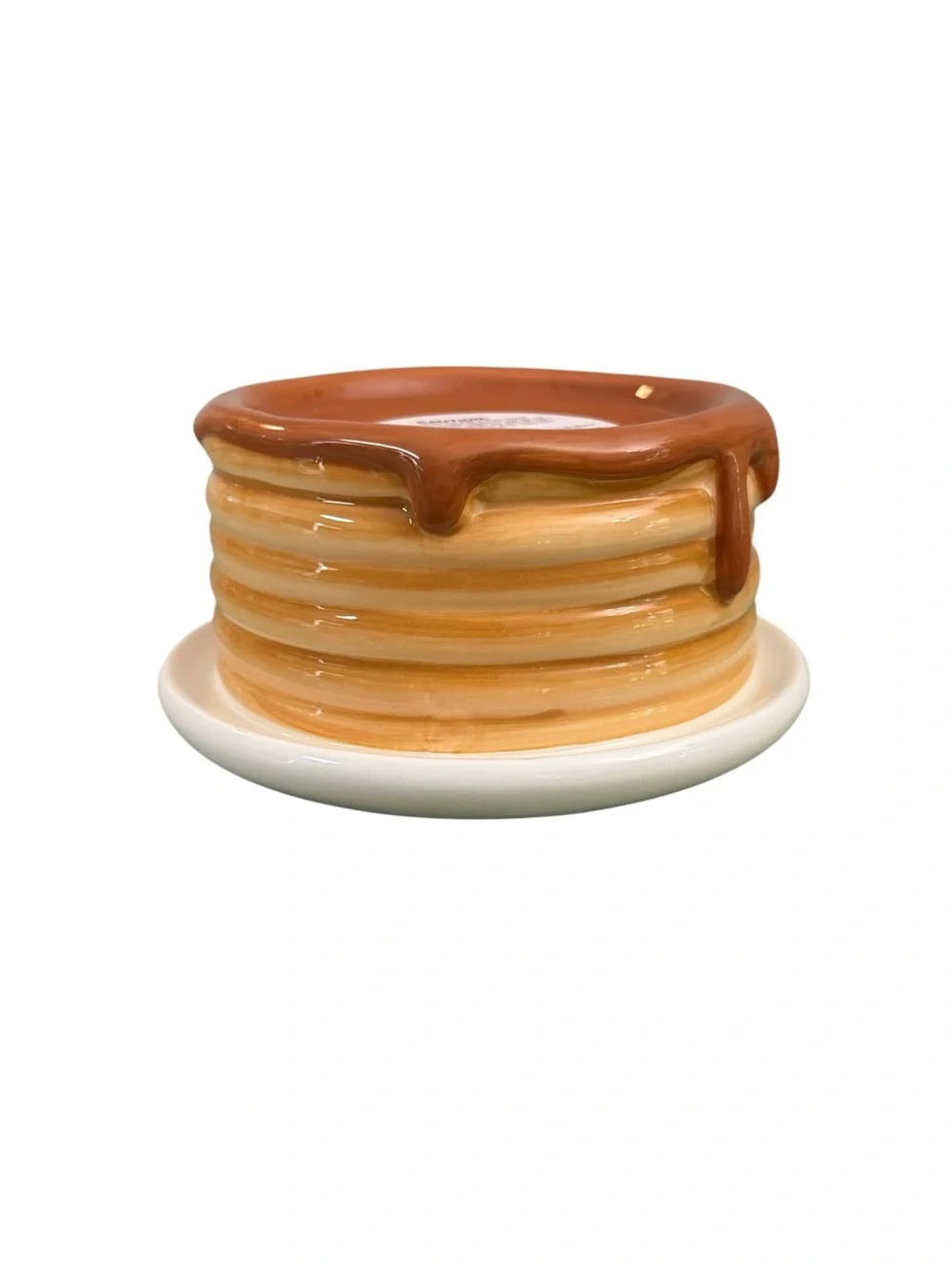2-Pc Bath & Body Works PANCAKE STACK 3-Wick Candle Holder COZY SUNDAY NIGHT Set